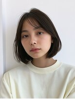 ロディーナコク 大口 新子安(rodina.coc)&nbsp;ミルクティーブロンド/ダークブルー/デジタルパーマ/大口新子安
