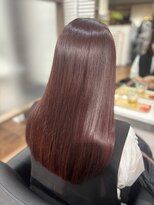 ヘアーアンドメイク ルシエル(hair&make Luxiel)&nbsp;ワインレッドカラー