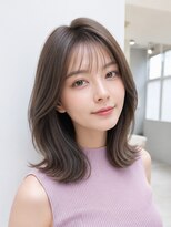 ウイザード(WIZARD)&nbsp;大人可愛い小顔ひし形ミディ