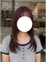 シーバイサイン(sea by Sign)&nbsp;ピンクブラウン×ロングレイヤー