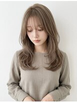 ポワト 獨協大学前(poi to...)&nbsp;グレージュ外ハネミディ