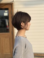 ルーツ(ROOTS hair design)&nbsp;【ROOTS水戸】前髪アリの丸みショート☆