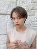 【東 純平】大人可愛い 小顔 耳掛けショート
