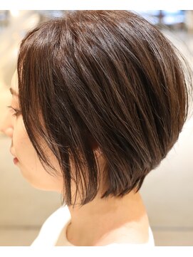 ヘア デザイン リスク(HAIR DESIGN RISK) 【RISK 高橋勇太】無造作でキマル大人可愛いショートボブ