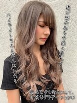 フィーネ 池袋(Fi-Ne) 透け感のある外国人風hair #原宿 #ミルクティーベージュ