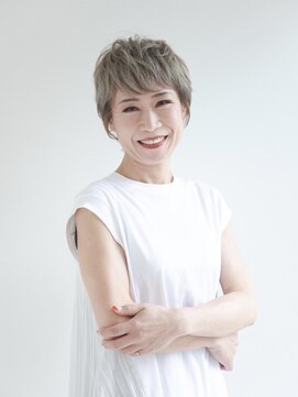 えがお美容室 【えがお美容室】50代60代に人気◎グレージュカラースタイル