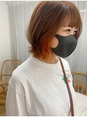 【mori担当】アプリコットブラウン×インナーオレンジ20代/30代
