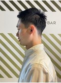 大人の刈り上げスタイル【BARBER-BAR】