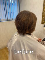 ミュゼドゥアートシエル(Musee du Art ciel)&nbsp;【髪質改善】オリーブベージュ　くびれショート