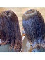 ヘアーメイク トレコローリ(hair make trecolori) 【trecolori  津田沼】脱白髪染めハイライト／白髪ぼかし