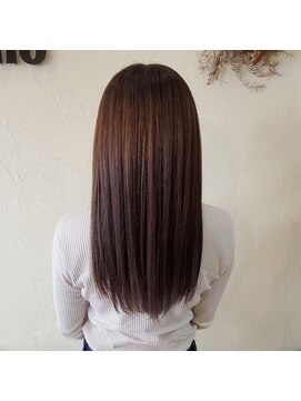 ネオリーブチノ 登戸店(Neolive cino) 黒髪　美髪、ナチュナルなストレート　髪質改善