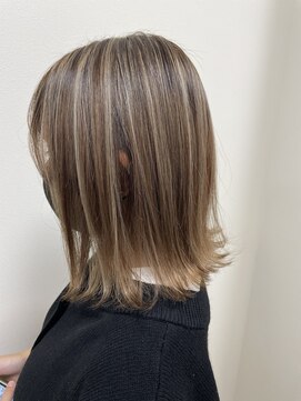 ソアレ(soare) 【竹嶋Style】くっきりベージュハイライト