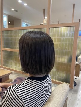 アドラーブル 長岡リップス旭岡店(adorable) うるツヤ丸みボブウルフワンカール小顔補正立体カット