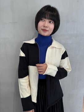 ガリカ 蔵前(Gallica) 【竹之内蔵人】大人ナチュラル黒髪ショートボブ