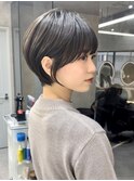 ショート/ボブ/レイヤーカット/グレーベージュ/髪質改善[池袋]