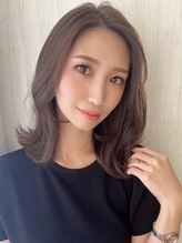 ヘアーサロン クスキ(hair salon KUSUKI) ミディアムヘア。伸ばしてる方におすすめ。外ハネスタイル