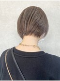 【 Blowfy 】グレージュカラー グレーベージュ ショートボブ