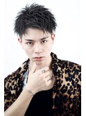 スパイキーハーフアップ