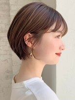 ノイカーム(noi Calm) 顔周りレイヤーカットくびれヘアミルクティーベージュカラー