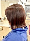 顔周りレイヤーボブミニボブパーマくびれボブ外ハネボブブリーチ