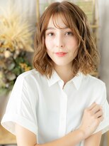 カバーヘア イヴ 戸頭店(COVER HAIR EVE)&nbsp;ゆるふわエアリーミディアム細めハイライトa戸頭20代30代40代