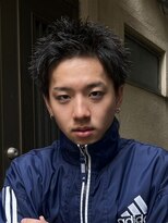 エルマーク 京橋(L-MARK) スパイキーショートザクザクショートアップバングツーブロック