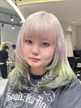 ロンド レア 天神大名店(Lond Le’a) メルティカラー/ウェーブミディアム /似合わせカットスタイル