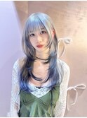 【Mika】ルーツカラー　エンドカラー　ハッシュレイヤーカット