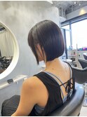 #黒髪ボブ#ブルーブラック【代表・渡辺俊弥】梅田