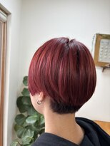エルフゥ(Elle fou)&nbsp;ハンサムショート　ルビーボルドー