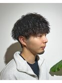 メンズマッシュ/ツイスト強めツイストスパイラルパーマ