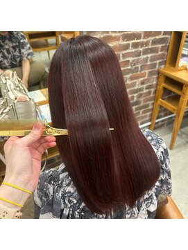 山野愛子美容室 銀座店 暖色カラー×トリートメント