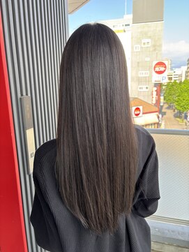 フェニーチェ オン ザ ビーチ(FENICE on the beach) グレージュカラー#髪質改善#髪質改善カラー#前髪#韓国