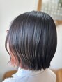 エルフゥ(Elle fou) 淡色ピンクのインナーカラーで可愛く。