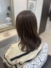 【動きのある艶髪へ】似合わせカット＋縮毛矯正＋毛先パーマ ￥27500→￥25000