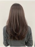 小顔に見せるワンホン＆韓国ヘア/顔周りレイヤーカット