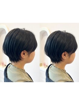 忙しい朝のスタイリングも簡単。伸びてもまとまりやすいオシャレなデザイン。再現性の高いスタイルを実現！