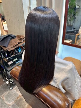 ムード(MOOD,) 暗めカラー/グランマッシュ[レイヤーカット/髪質改善/銀座]