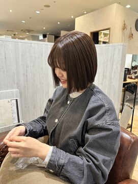 カモン(CAMON) タッセルボブ×ブラウンベージュ