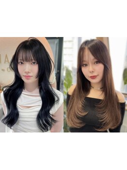 中津駅徒歩1分「これが本当にエクステ？」と思う馴染ませ力★レイヤーカットやカラーも一緒にできる美容室