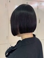 デート 下北沢(DATE) 下北沢切りっぱなしボブハイトーンデザインカラー顔周りレイヤー