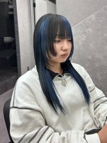 ファイブバイジエクト 堀江(FIVE by The Ect) エンドカラー/ブルーカラー/セクションカラー