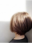 40代50代丸みショートボブ2512