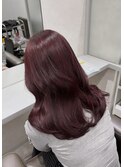 【深みと透明感のワインレッドカラー】