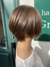 ヘアーサロングランデ 高円寺(hair salon Grande)&nbsp;ボブ×シアベージュ