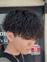 ビカムメンズヘアー 栄店(become men's hair)&nbsp;波巻きパーマ／名古屋メンズパーマ