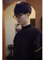 エディ(Edy)&nbsp;ニュアンスパーママッシュ刈り上げダブルカラー眉毛カット岡山