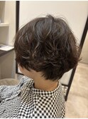 #スパイラル#ショートパーマ