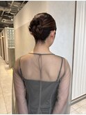 ヘアセット、結婚式二次会ヘアセット