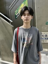 プランツヘアー リバースセンターパート 毛流れニュアンスパーマ 博多美容室